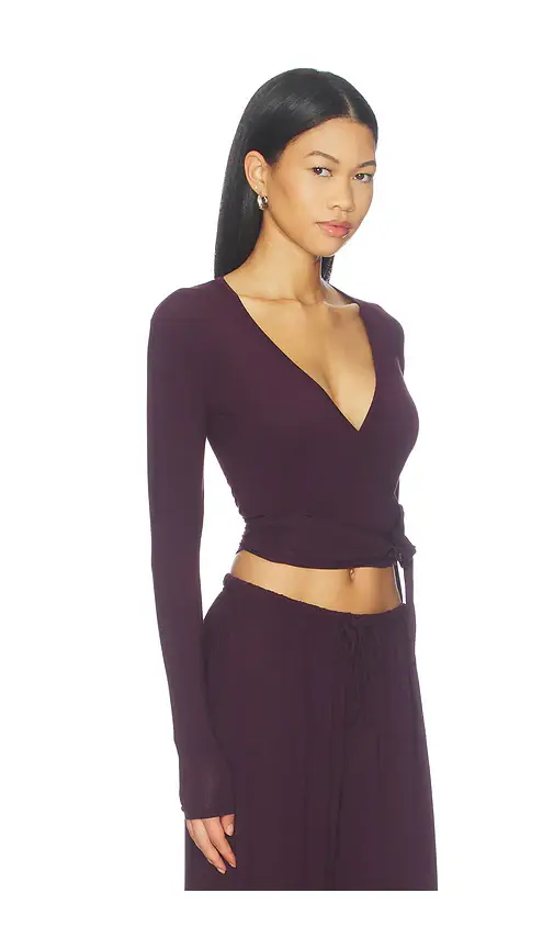 Skims Cloud Sleep Wrap Top | Thumbnail 2 Skims Cloud Sleep Wrap Top | Thumbnail 2