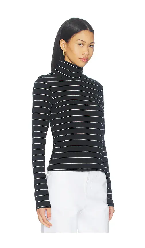 perfectwhitetee Cindy Long Sleeve Turtleneck | Thumbnail 2 perfectwhitetee Cindy Long Sleeve Turtleneck | Thumbnail 2