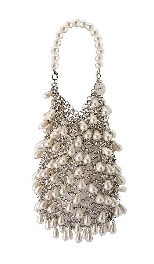 olga berg Jaden Pearl Chainmail Bag | Thumbnail 2