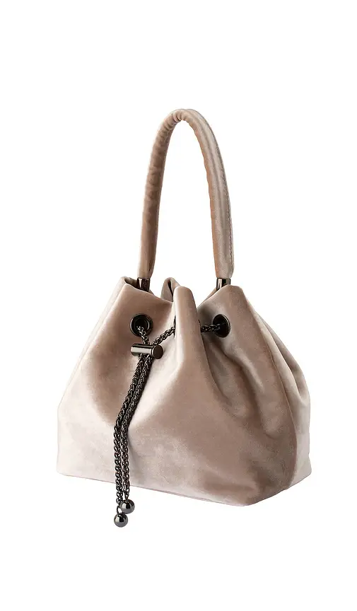 olga berg Margie Velvet Pouch | Thumbnail 2 olga berg Margie Velvet Pouch | Thumbnail 2