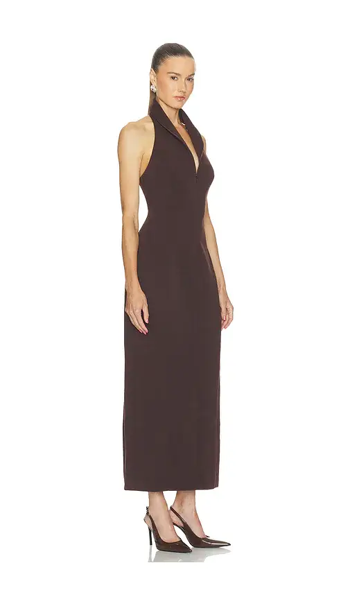 Odd Muse Cotton Mix Zip Collar Midi Dress | Thumbnail 2