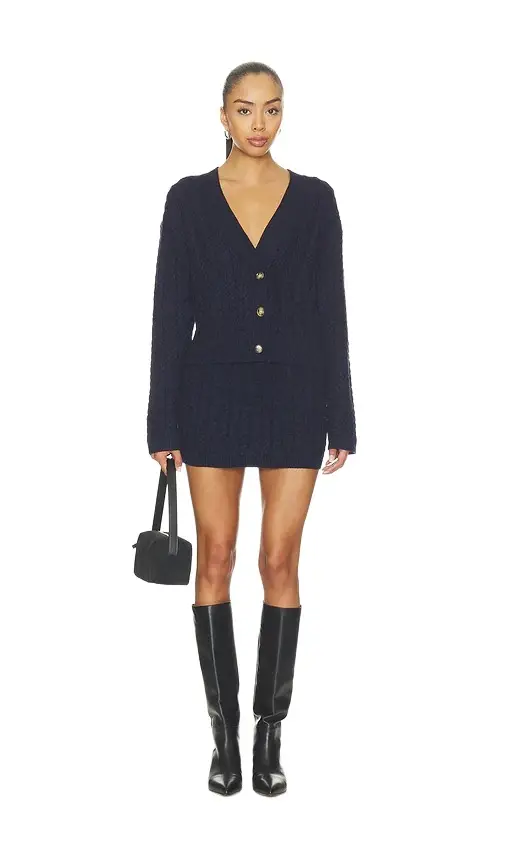 Nikola Knit Mini Skirt Set