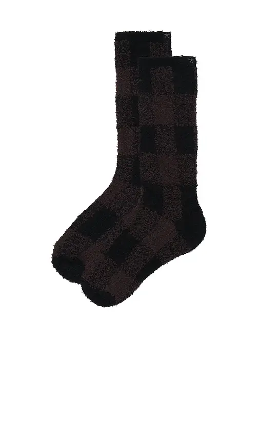 Barefoot Dreams Cozychic Buffalo Plaid Socks | Thumbnail 2 Barefoot Dreams Cozychic Buffalo Plaid Socks | Thumbnail 2