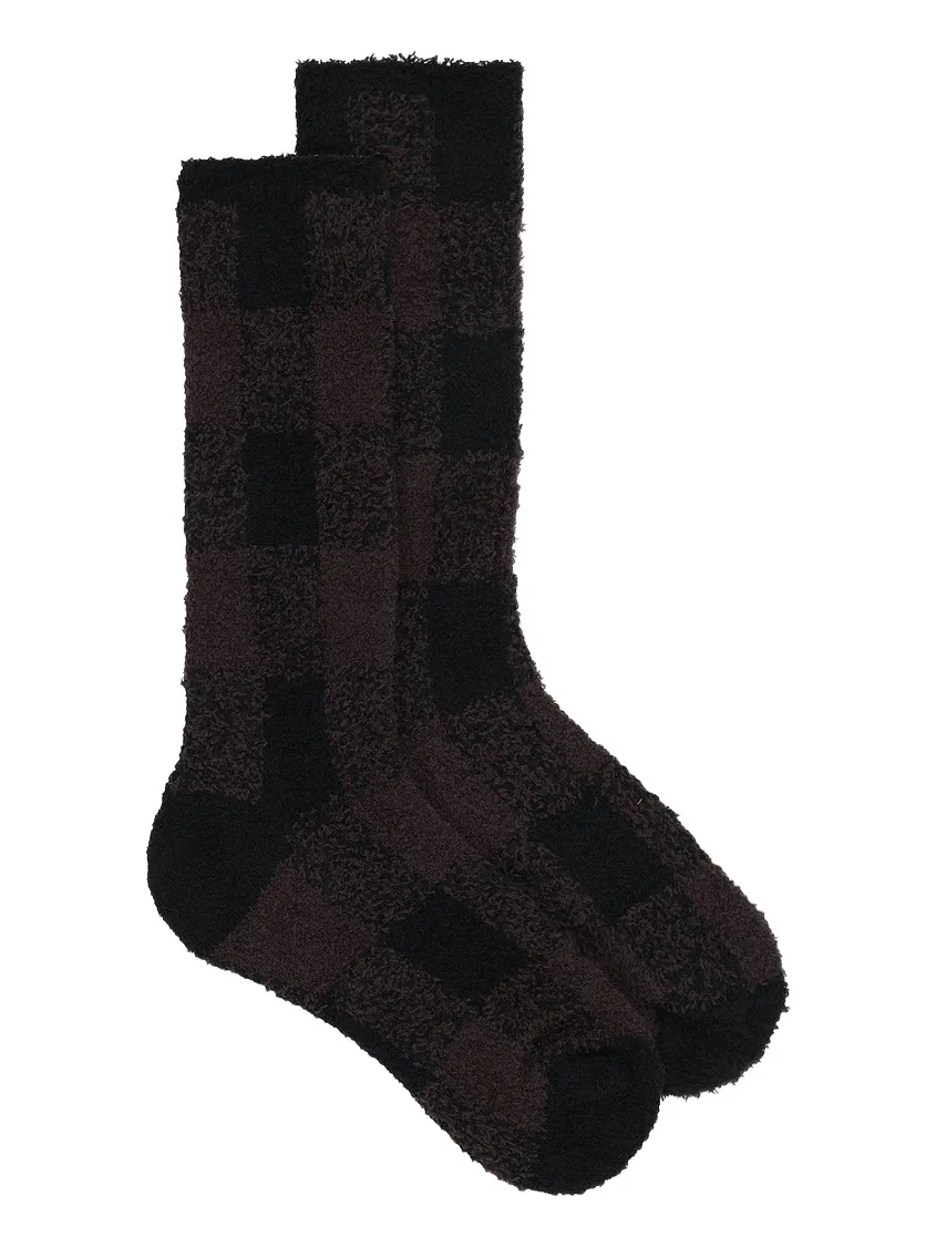 Barefoot Dreams Cozychic Buffalo Plaid Socks | Thumbnail 1 Barefoot Dreams Cozychic Buffalo Plaid Socks | Thumbnail 1