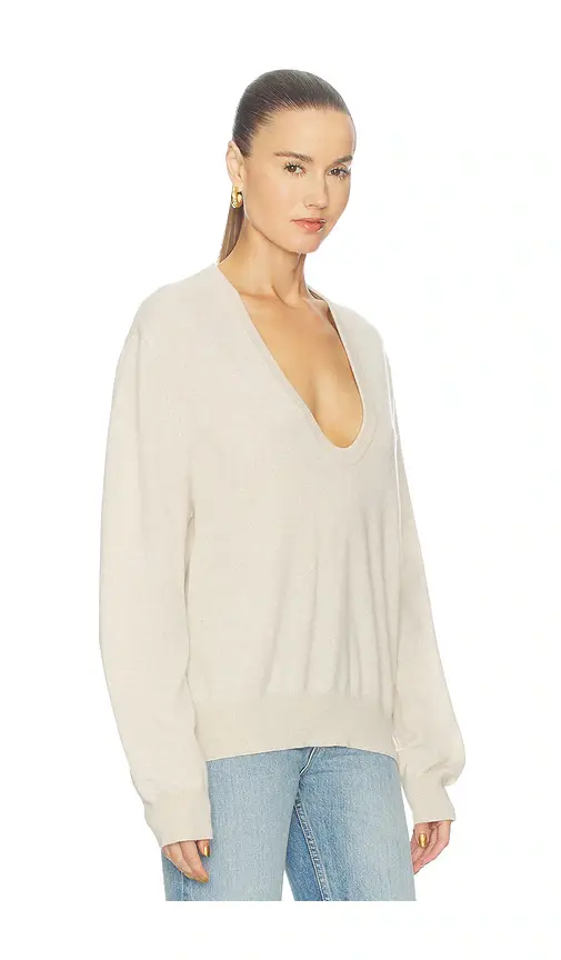White + Warren Cashmere Scoop Sweater | Thumbnail 2 White + Warren Cashmere Scoop Sweater | Thumbnail 2