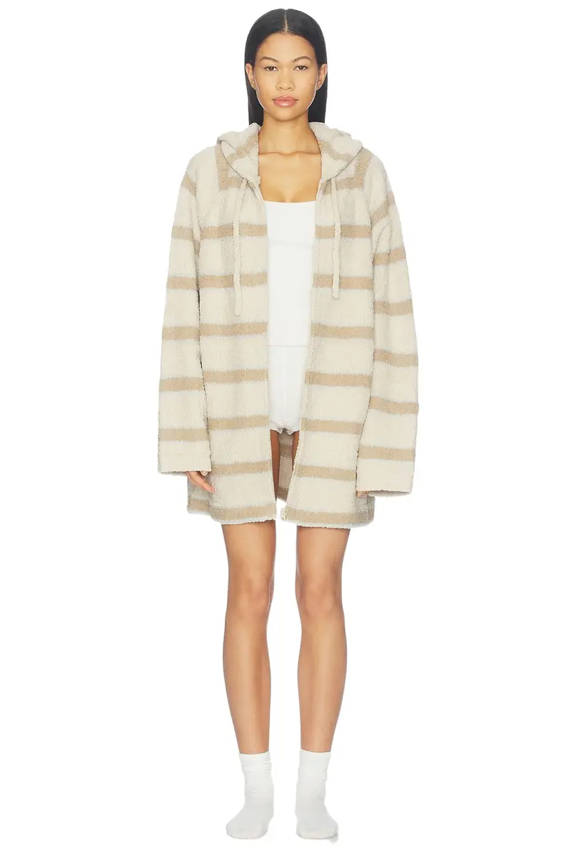 Sunday Citizen Stripe Snug Zip Hoodie