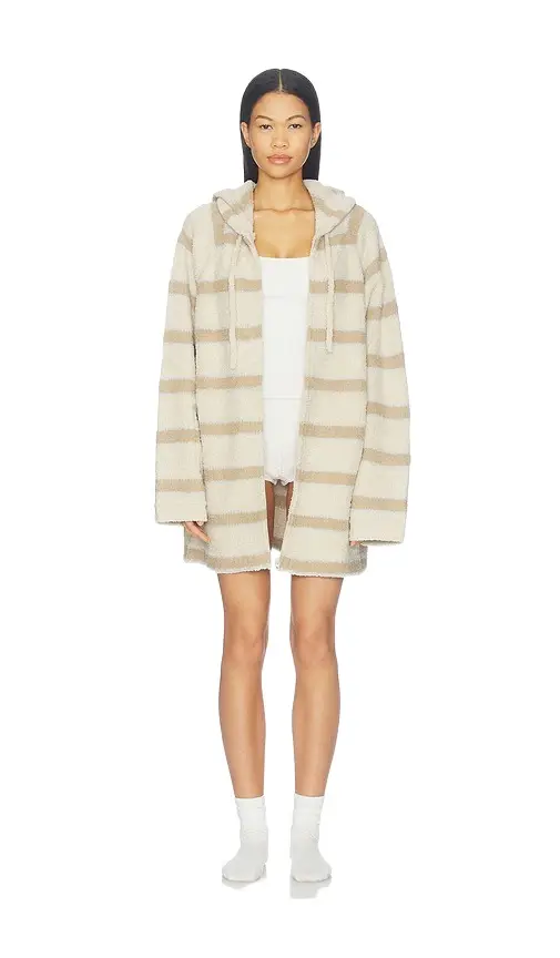 Sunday Citizen Stripe Snug Zip Hoodie
