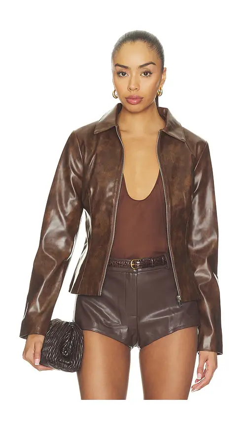 ALL THE WAYS Simone Faux Leather Jacket | Thumbnail 2 ALL THE WAYS Simone Faux Leather Jacket | Thumbnail 2