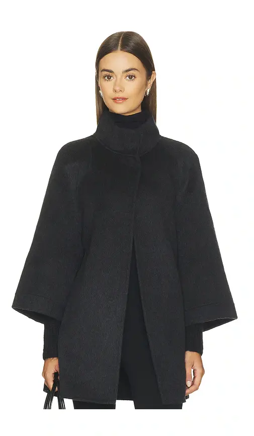 Cubic London Minimal Wool-blend Waist-defined Coat | Thumbnail 2