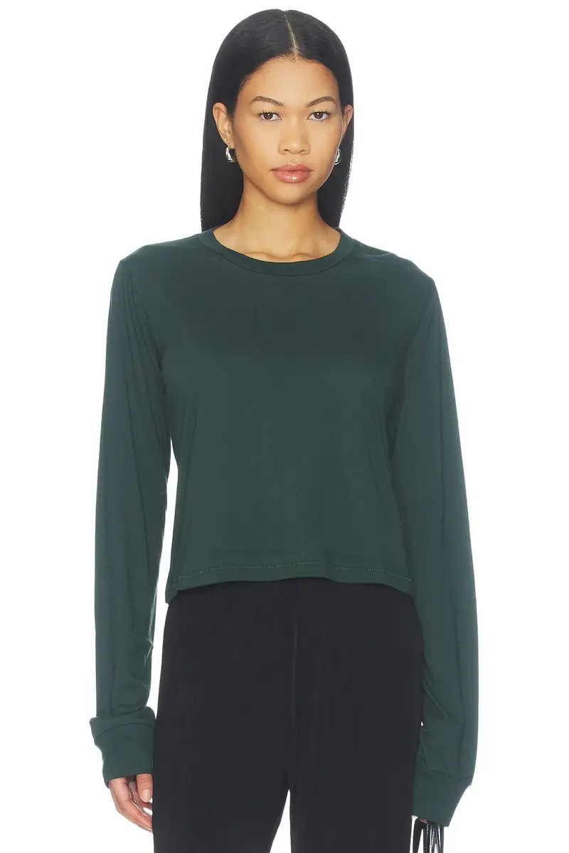 Cotton Long Sleeve Boxy Tee Cotton Long Sleeve Boxy Tee