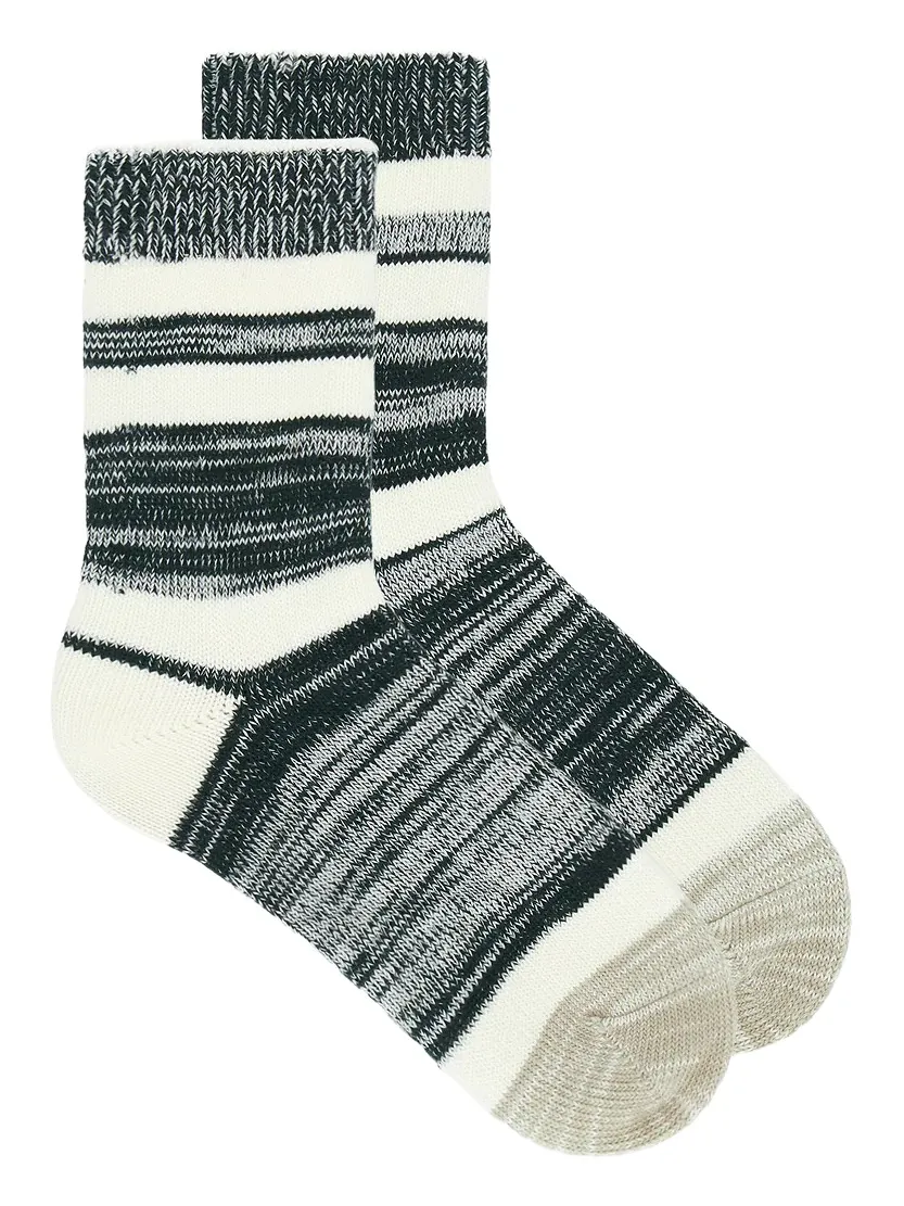 ÉTERNE Cotton Heather Stripe Sock