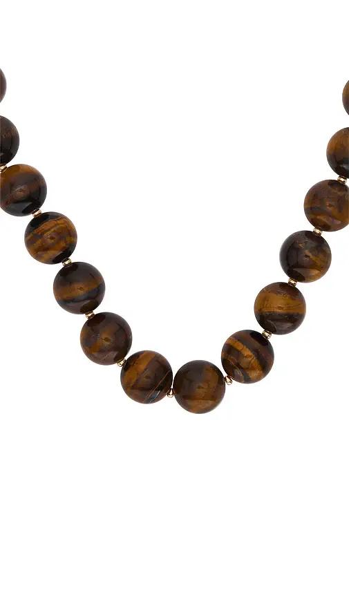 Ettika Chunky Tiger's Eye Necklace | Thumbnail 2 Ettika Chunky Tiger's Eye Necklace | Thumbnail 2