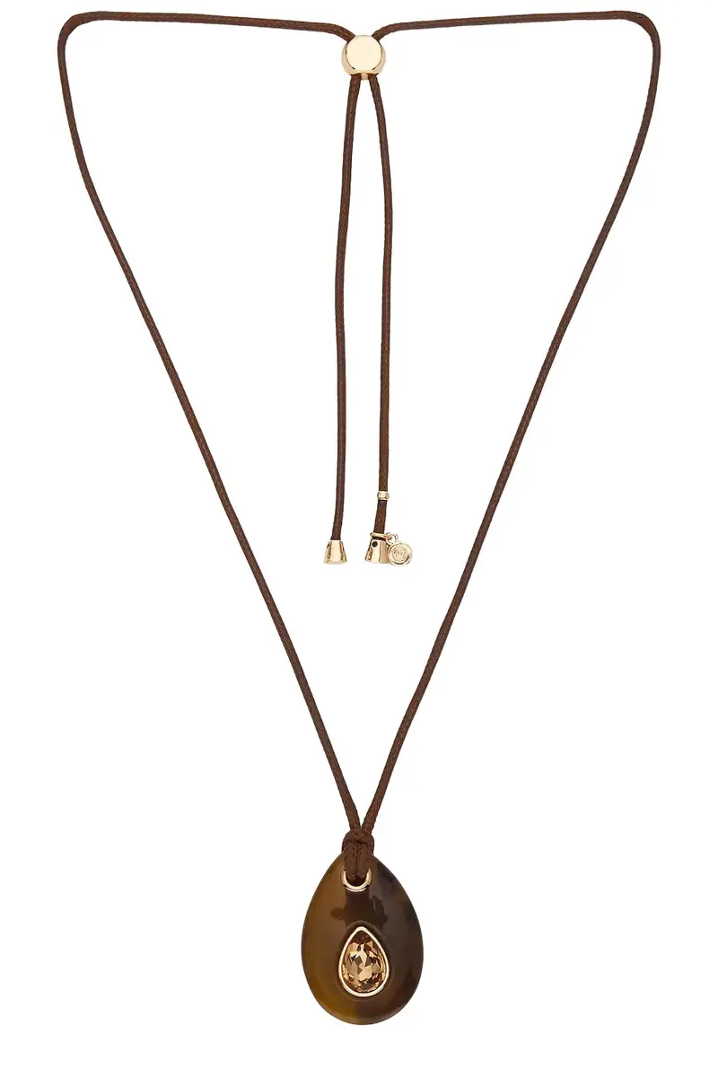 Teardrop Cord Necklace