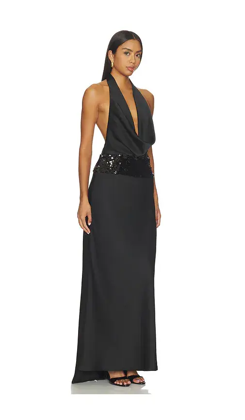 Runaway The Label Marcella Deep Plunge Maxi Dress | Thumbnail 2 Runaway The Label Marcella Deep Plunge Maxi Dress | Thumbnail 2