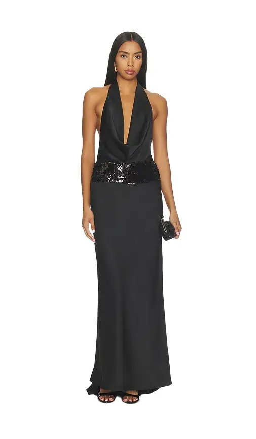 Marcella Deep Plunge Maxi Dress Marcella Deep Plunge Maxi Dress