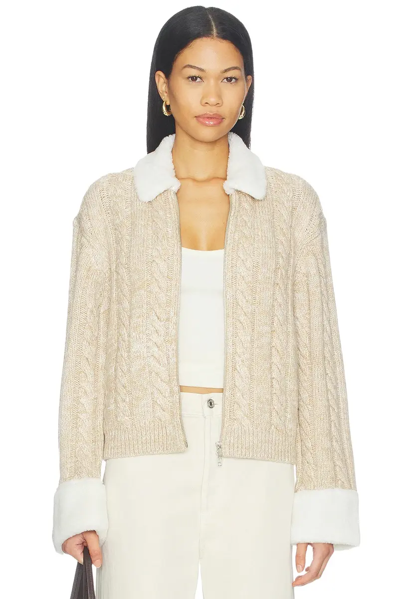 Tularosa Ayedan Zip Up Knit Jacket