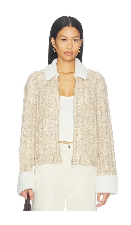 Ayedan Zip Up Knit Jacket Ayedan Zip Up Knit Jacket