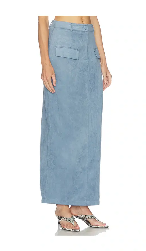 Odd Muse Faux Suede Maxi Skirt | Thumbnail 2 Odd Muse Faux Suede Maxi Skirt | Thumbnail 2