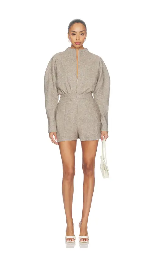 Odd Muse Wool Mix Tweed Playsuit | Thumbnail 2 Odd Muse Wool Mix Tweed Playsuit | Thumbnail 2