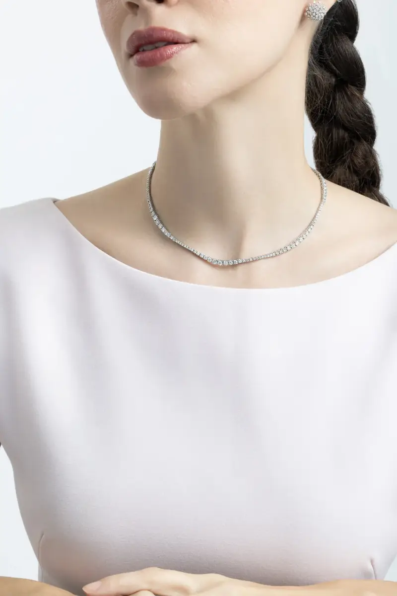 SOFIA LAROUSSI Diamond Alternating Graduated Necklace | Thumbnail 2 SOFIA LAROUSSI Diamond Alternating Graduated Necklace | Thumbnail 2
