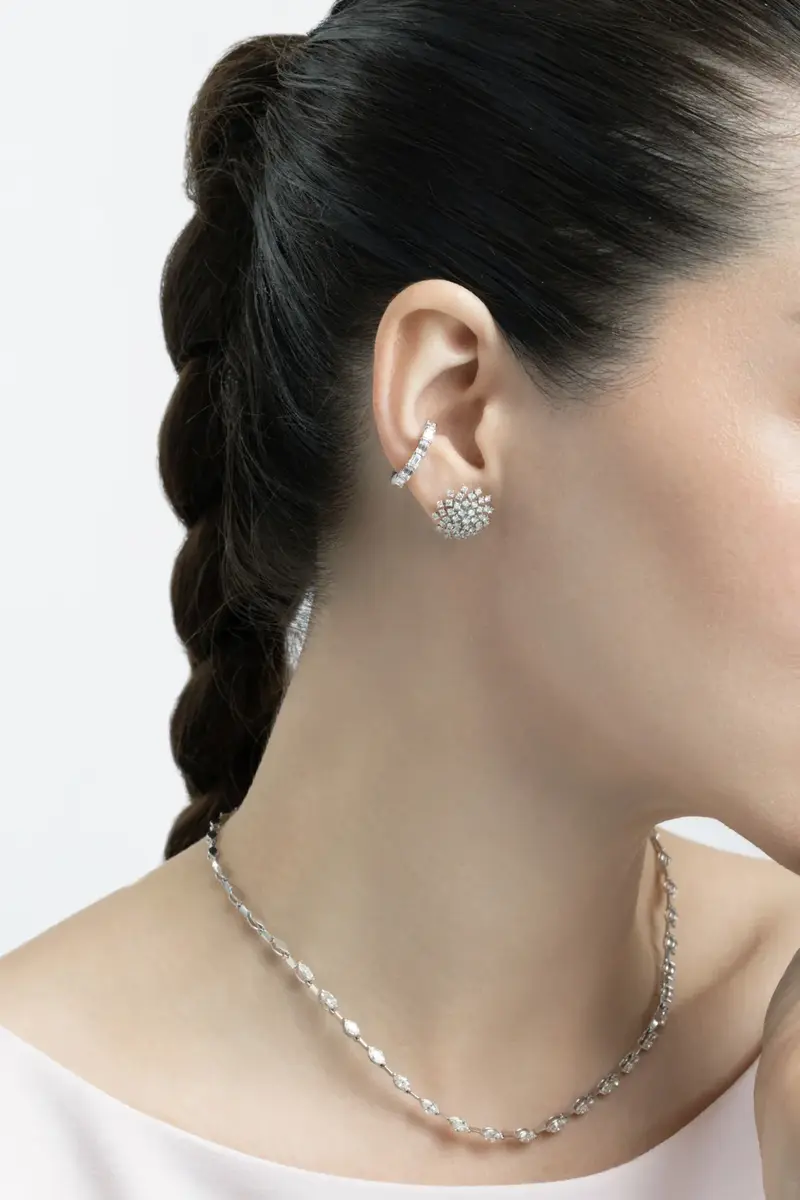 SOFIA LAROUSSI Diamond Baguette Ear Cuff | Thumbnail 2 SOFIA LAROUSSI Diamond Baguette Ear Cuff | Thumbnail 2