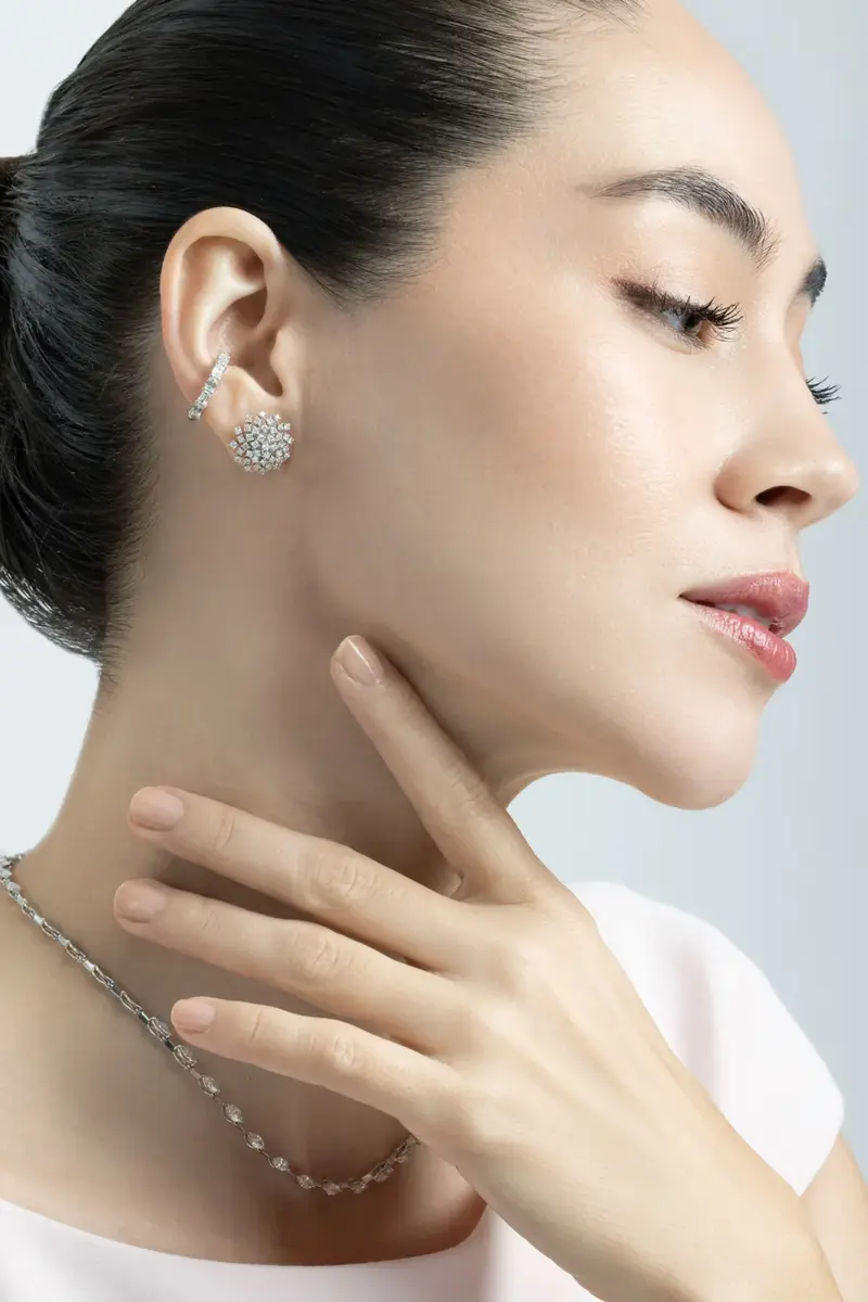 SOFIA LAROUSSI Diamond Baguette Ear Cuff | Thumbnail 3 SOFIA LAROUSSI Diamond Baguette Ear Cuff | Thumbnail 3
