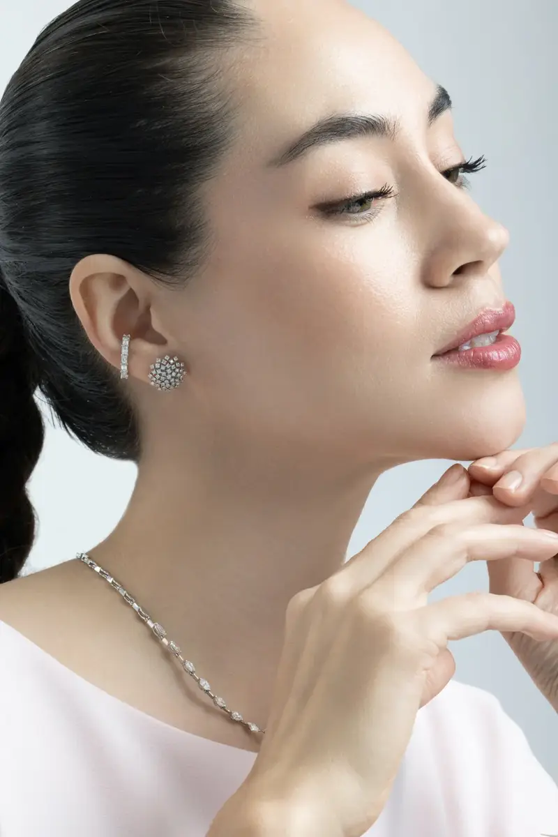 Diamond Baguette Ear Cuff