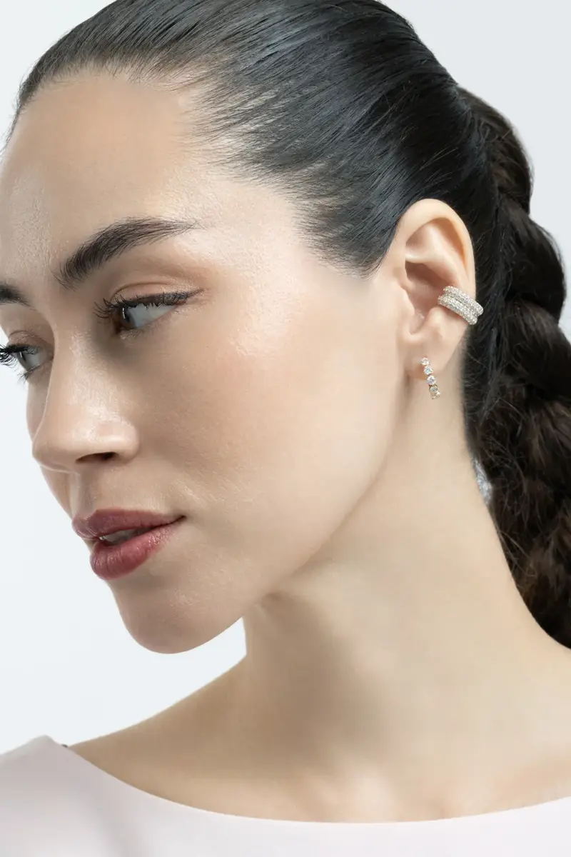 SOFIA LAROUSSI Diamond Hoop Earrings | Thumbnail 3 SOFIA LAROUSSI Diamond Hoop Earrings | Thumbnail 3