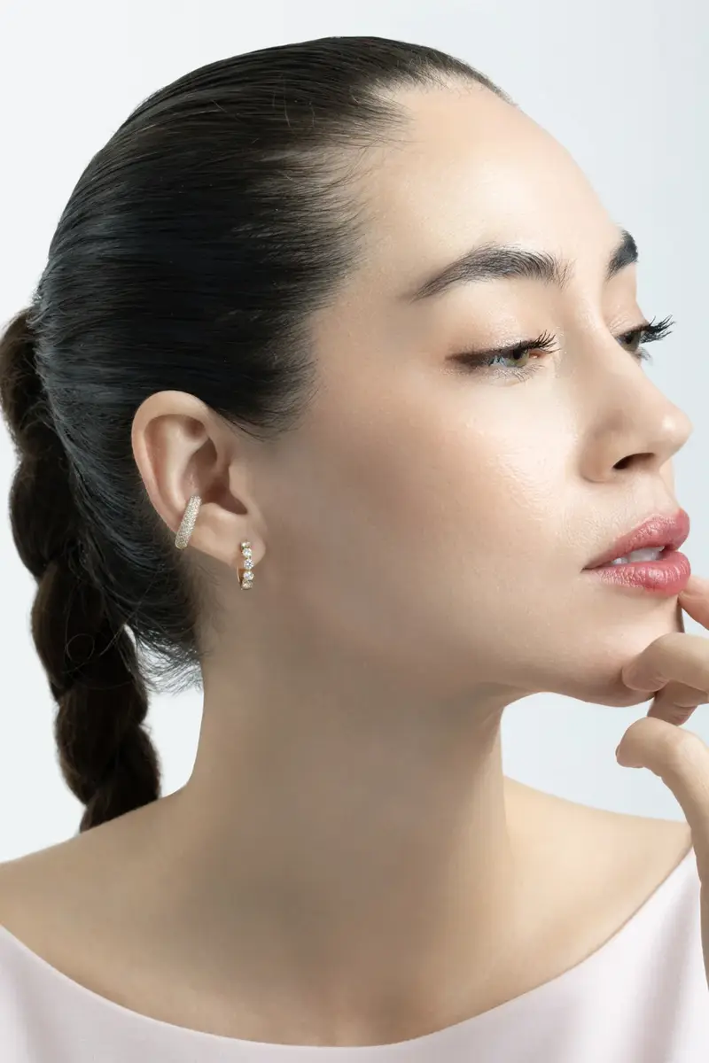 SOFIA LAROUSSI Diamond Pave Ear Cuff | Thumbnail 4