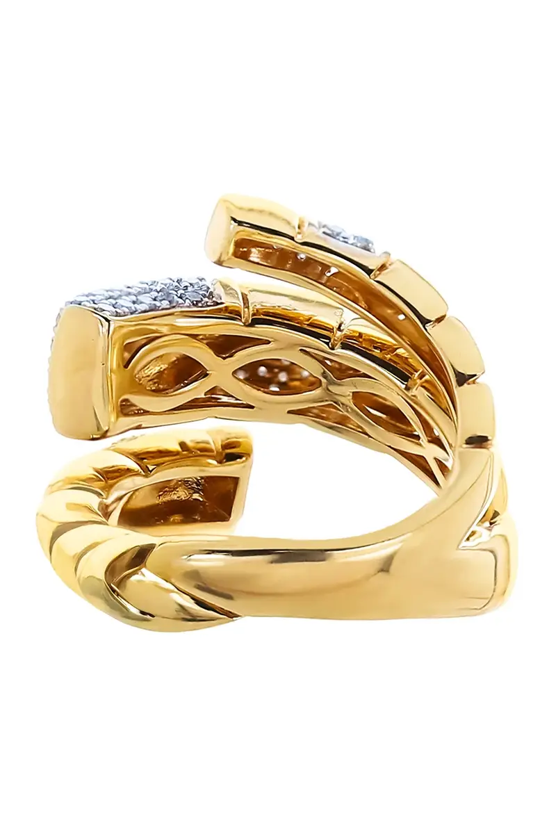 SOFIA LAROUSSI Diamond Three Row Coil Ring | Thumbnail 5 SOFIA LAROUSSI Diamond Three Row Coil Ring | Thumbnail 5