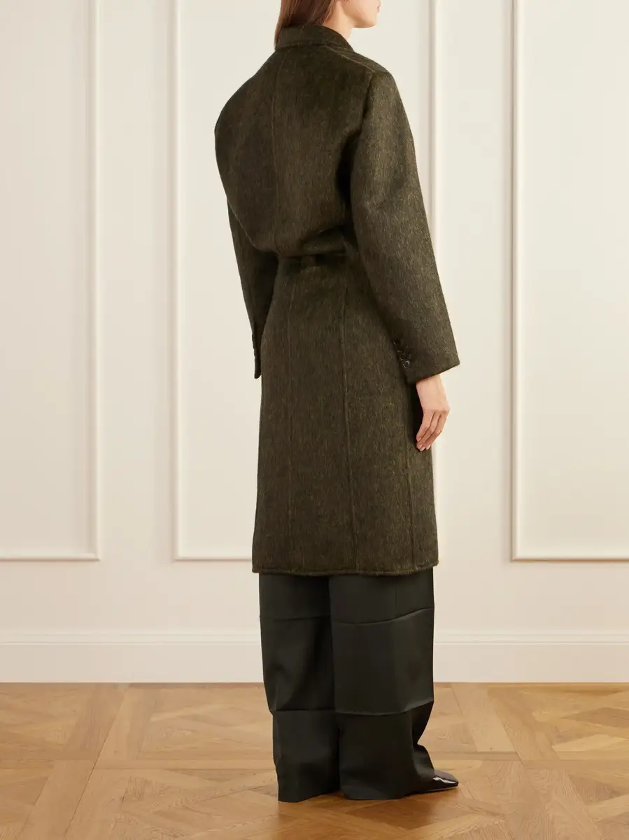 Phoebe Philo Double-breasted wool-blend felt coat | Thumbnail 2 Phoebe Philo Double-breasted wool-blend felt coat | Thumbnail 2