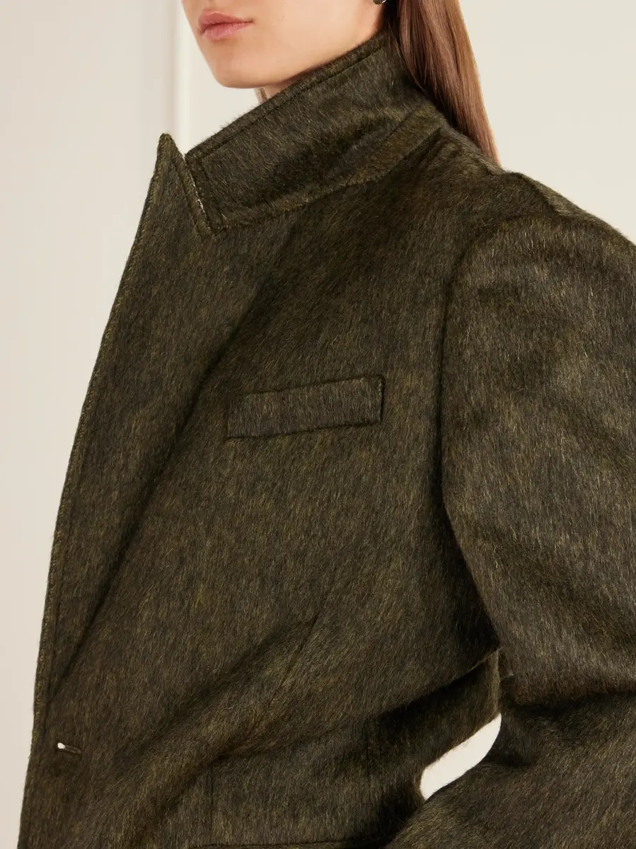 Phoebe Philo Double-breasted wool-blend felt coat | Thumbnail 3 Phoebe Philo Double-breasted wool-blend felt coat | Thumbnail 3
