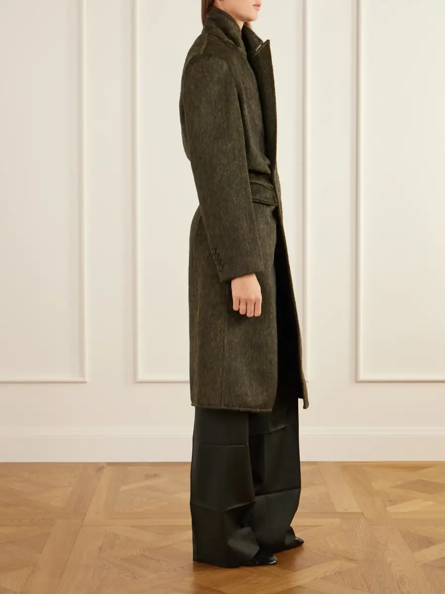 Phoebe Philo Double-breasted wool-blend felt coat | Thumbnail 4 Phoebe Philo Double-breasted wool-blend felt coat | Thumbnail 4