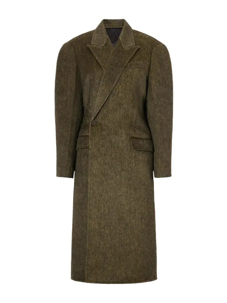 Phoebe Philo Double-breasted wool-blend felt coat | Thumbnail 1 Phoebe Philo Double-breasted wool-blend felt coat | Thumbnail 1