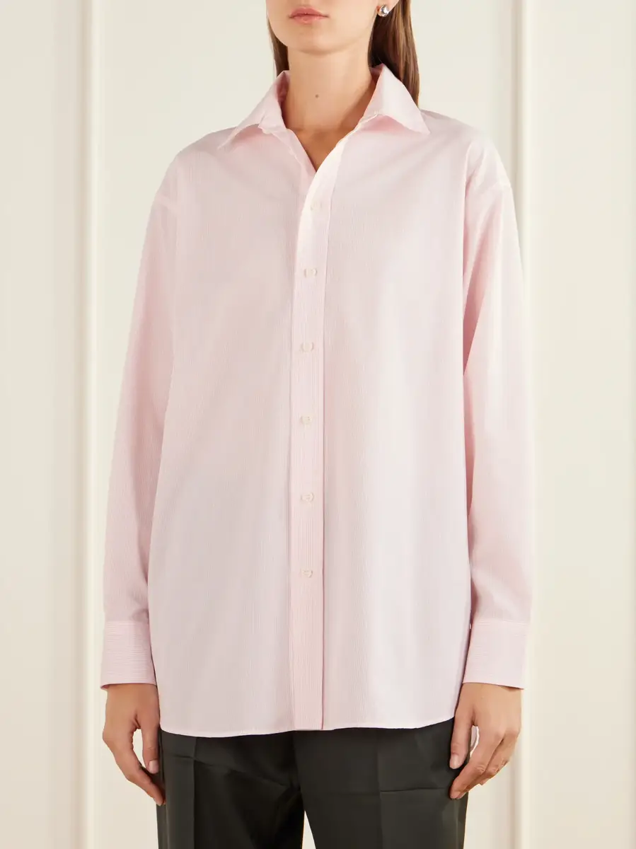 Phoebe Philo Pinstripe cotton-poplin shirt | Thumbnail 3 Phoebe Philo Pinstripe cotton-poplin shirt | Thumbnail 3