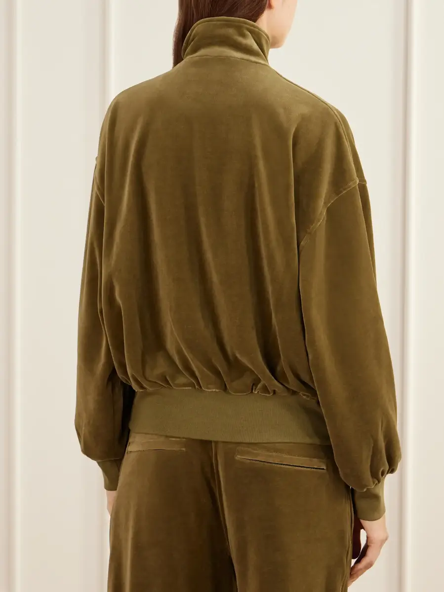 Phoebe Philo Cotton-blend velour jacket | Thumbnail 3 Phoebe Philo Cotton-blend velour jacket | Thumbnail 3