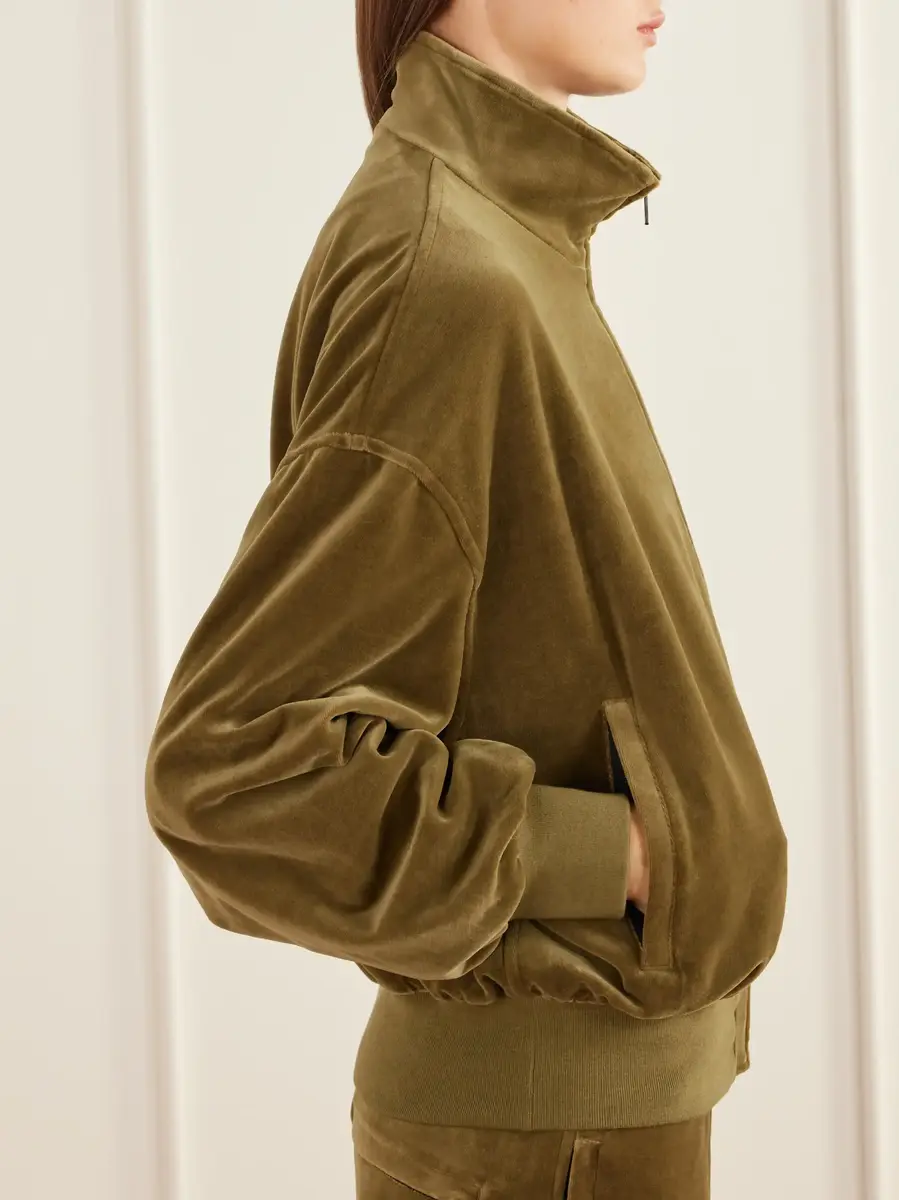 Phoebe Philo Cotton-blend velour jacket | Thumbnail 4 Phoebe Philo Cotton-blend velour jacket | Thumbnail 4