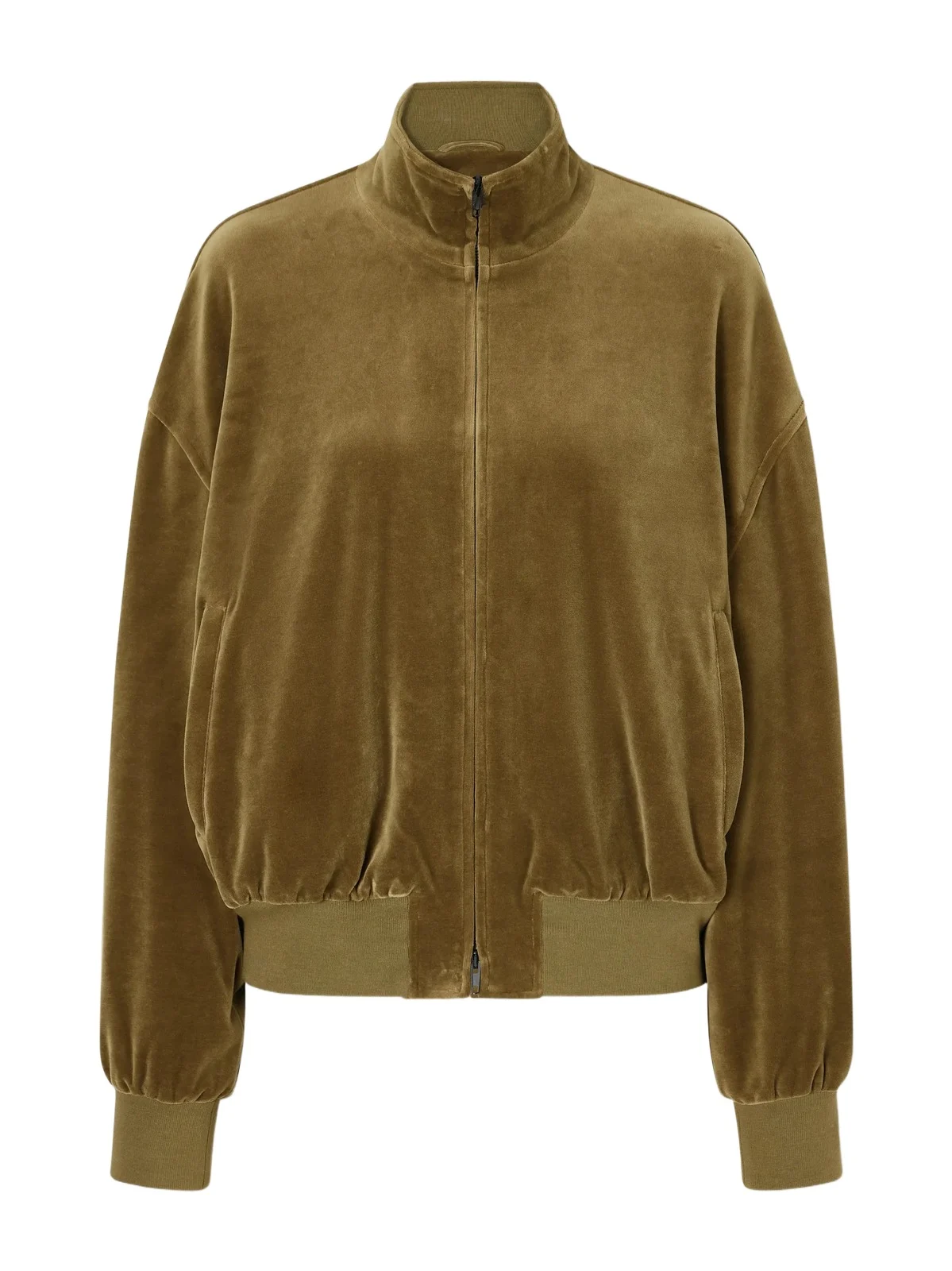 Phoebe Philo Cotton-blend velour jacket