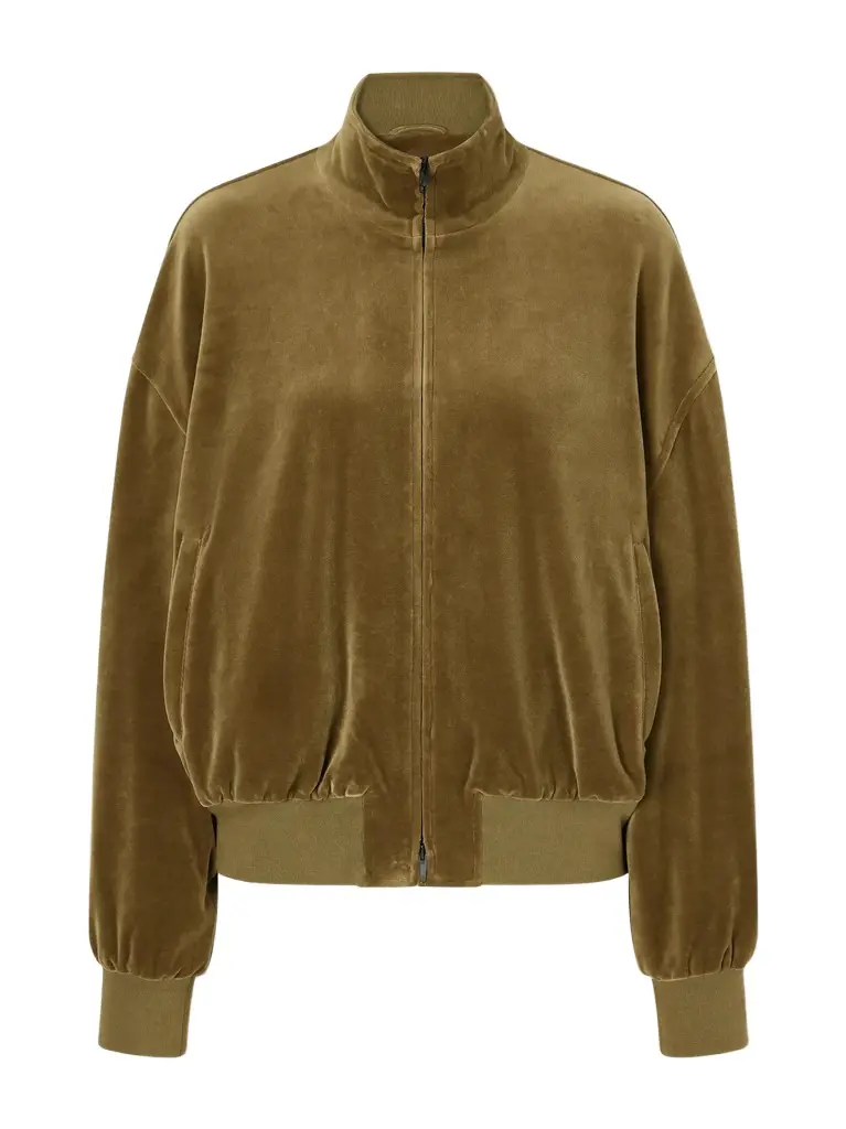Cotton-blend velour jacket Cotton-blend velour jacket