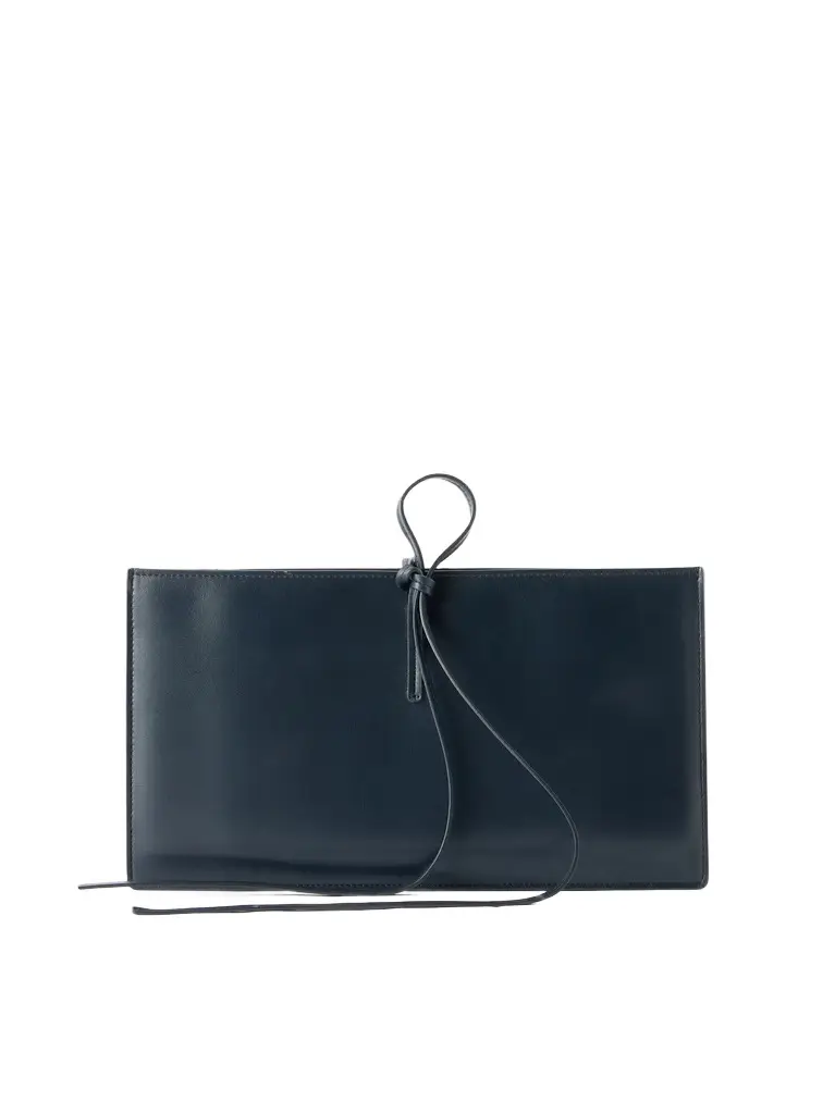 Splay leather clutch Splay leather clutch