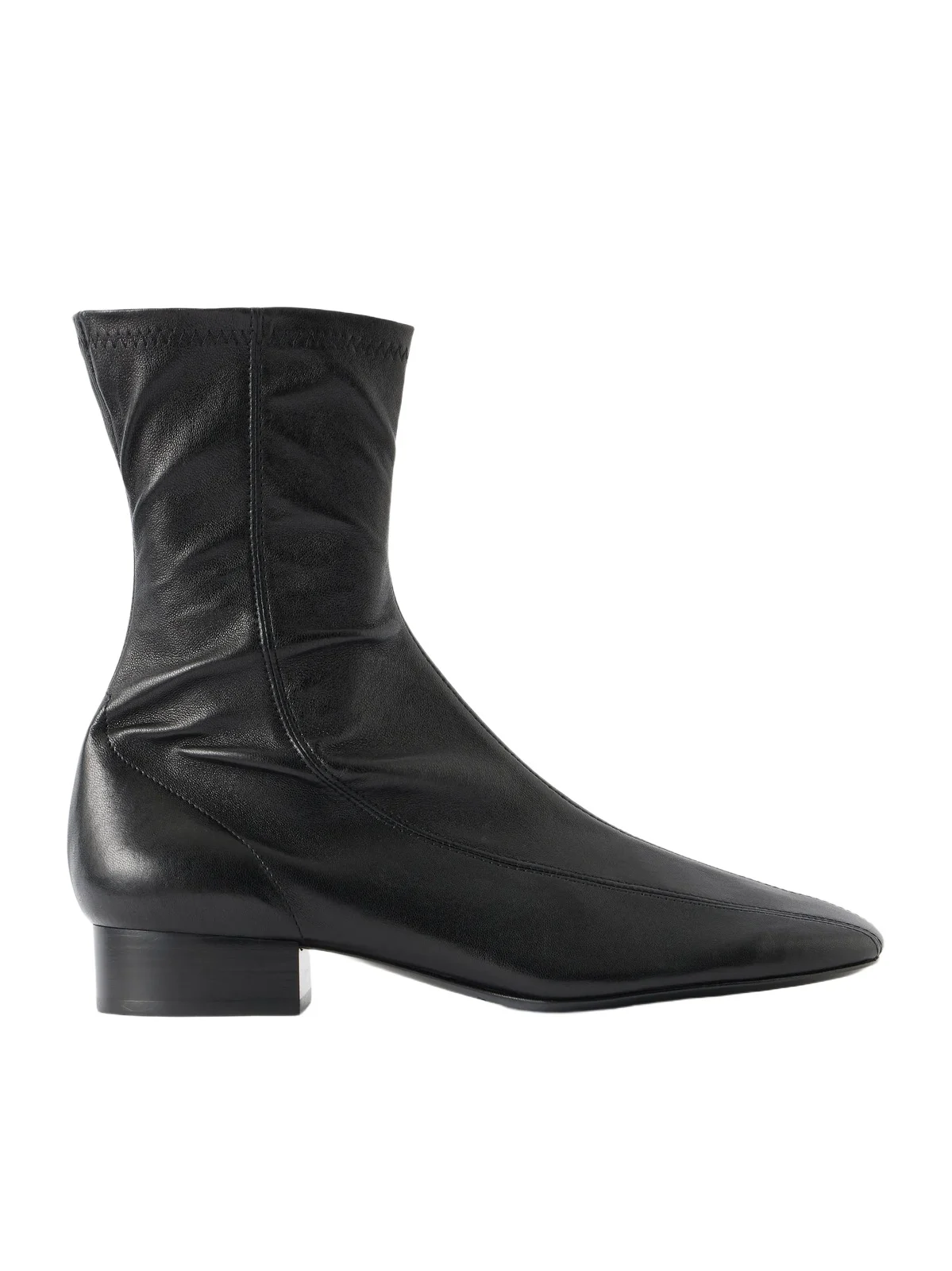 Club 30 paneled leather ankle boots Club 30 paneled leather ankle boots