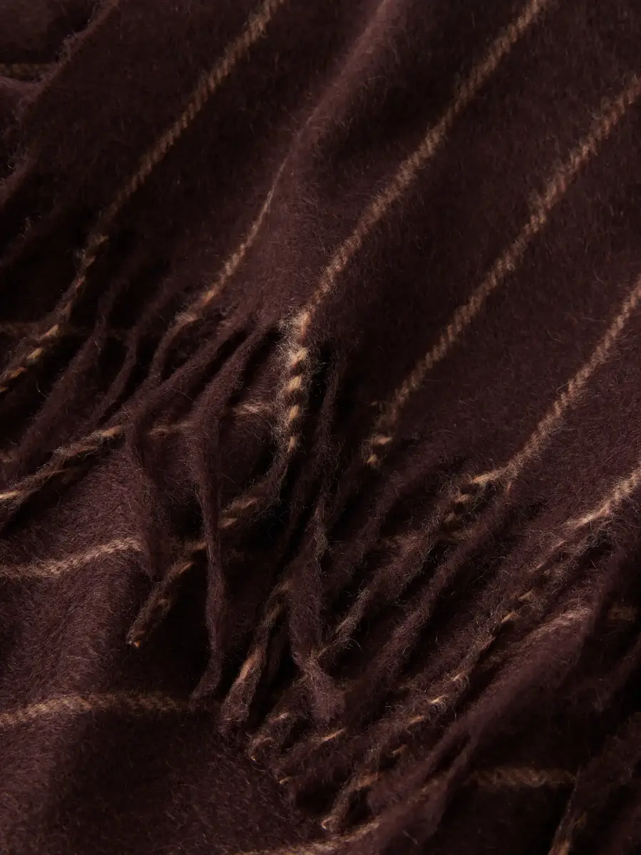 Phoebe Philo Fringed pinstriped cashmere scarf | Thumbnail 2 Phoebe Philo Fringed pinstriped cashmere scarf | Thumbnail 2