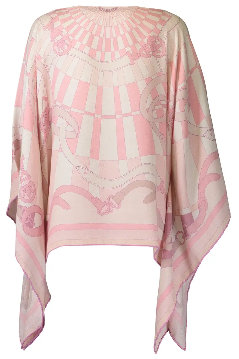RANI ARABELLA Floral Print Poncho - Firenze | Thumbnail 4 RANI ARABELLA Floral Print Poncho - Firenze | Thumbnail 4