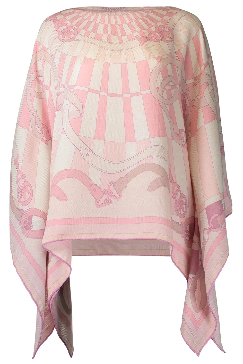 RANI ARABELLA Floral Print Poncho - Firenze