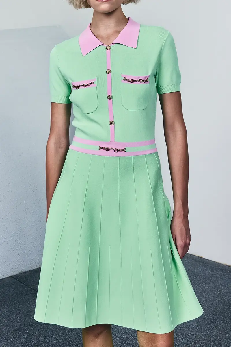 LA FUORI Mint Vivienne Midi Dress | Thumbnail 3 LA FUORI Mint Vivienne Midi Dress | Thumbnail 3