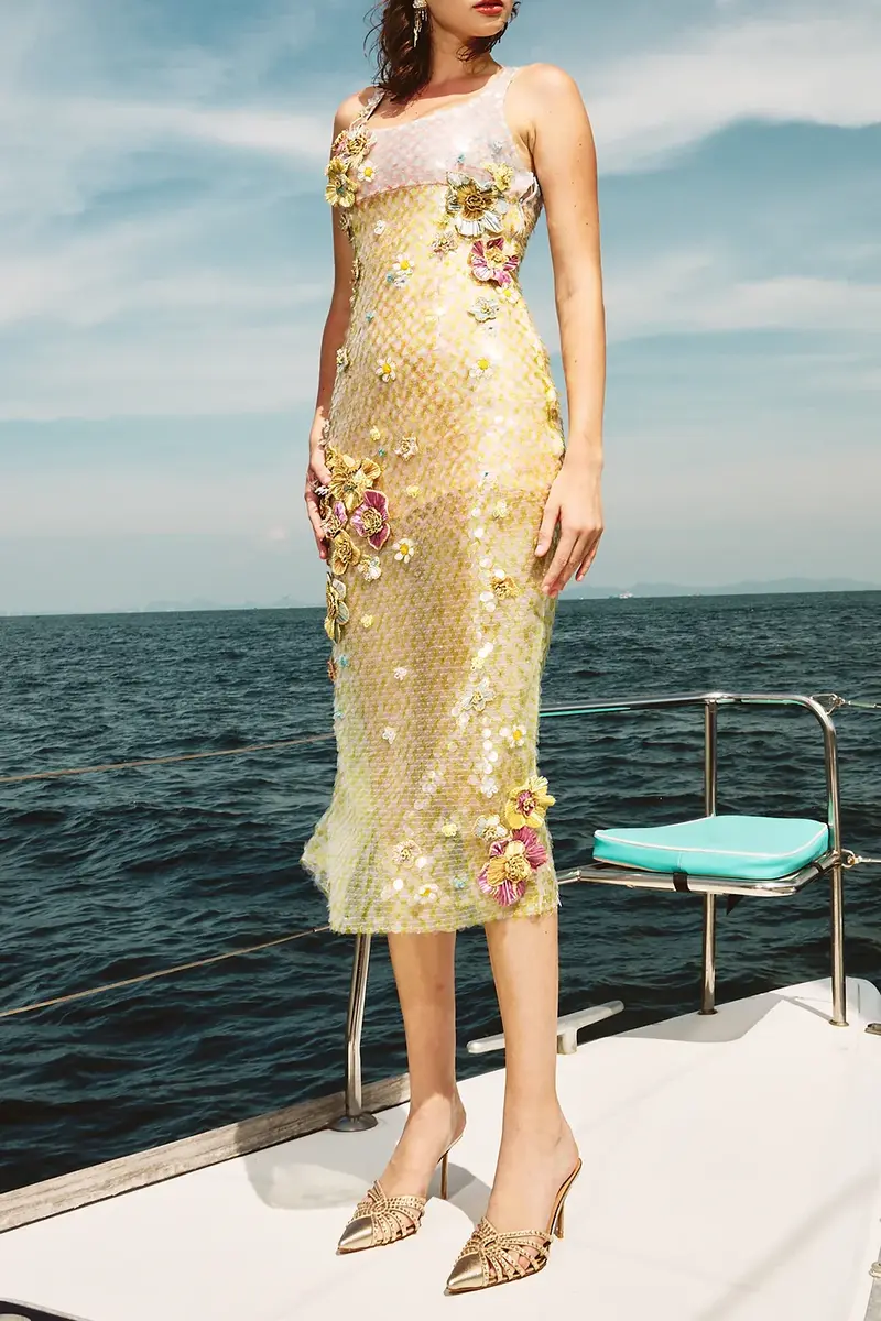 LA FUORI Sunset Bloom Maxi Dress | Thumbnail 2 LA FUORI Sunset Bloom Maxi Dress | Thumbnail 2