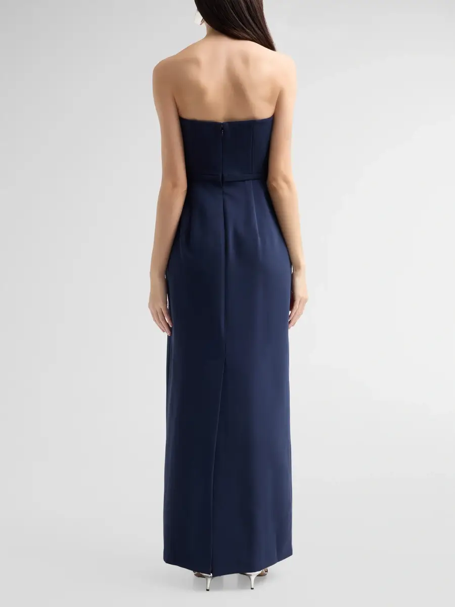 SACHIN & BABI Women's Sophia Floral Crepe Strapless Column Gown | Thumbnail 3 SACHIN & BABI Women's Sophia Floral Crepe Strapless Column Gown | Thumbnail 3