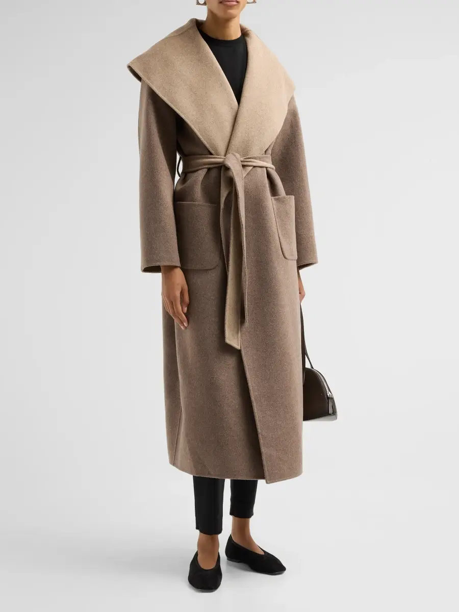 Simkhai Women's Allura Reversible Belted Coat | Thumbnail 4