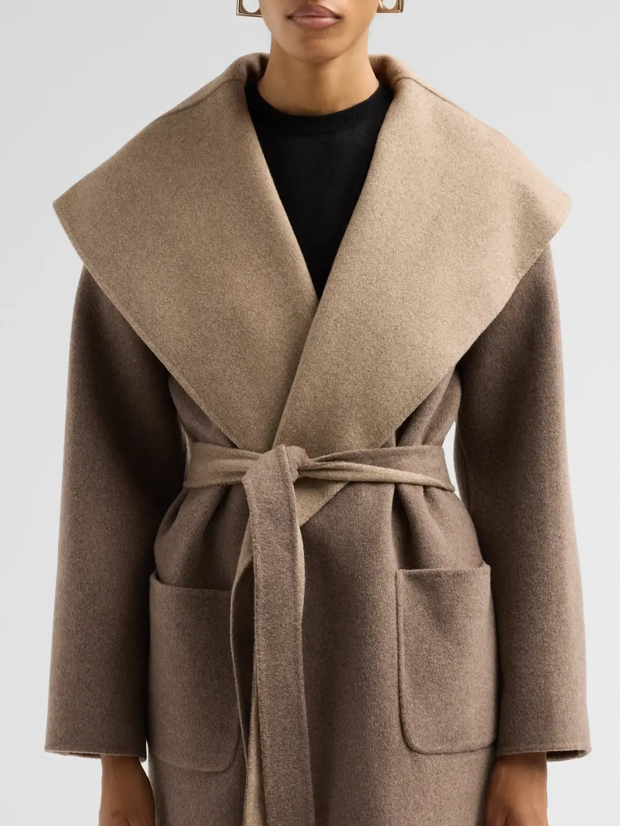 Simkhai Women's Allura Reversible Belted Coat | Thumbnail 5