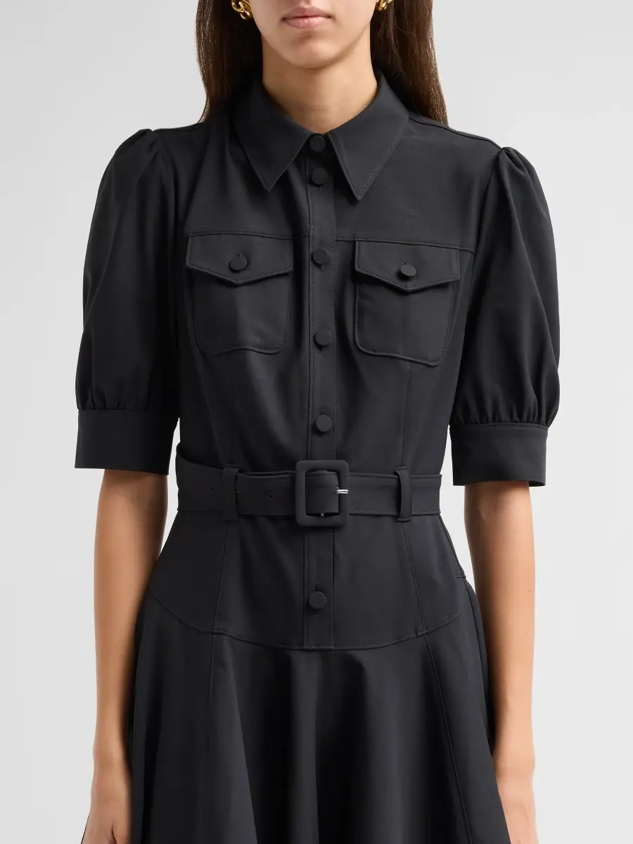 Cinq à Sept Women's Anisa Belted Mini Shirtdress | Thumbnail 5 Cinq à Sept Women's Anisa Belted Mini Shirtdress | Thumbnail 5